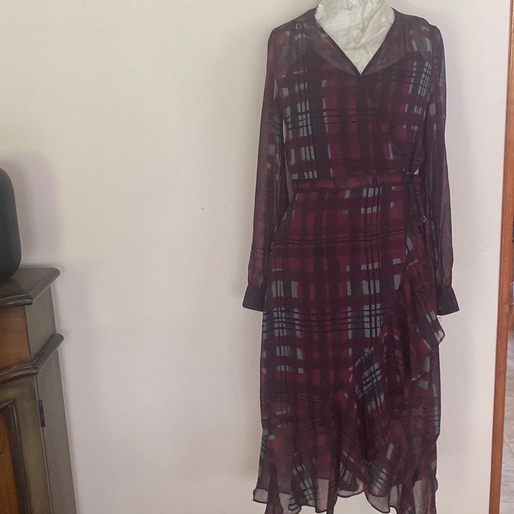 Nanette Lenore purple/grey multi print size 4
